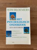 Het psychologisch onderzoek, oefenboek, Boeken, Gelezen, Wim Bloemers, Ophalen of Verzenden