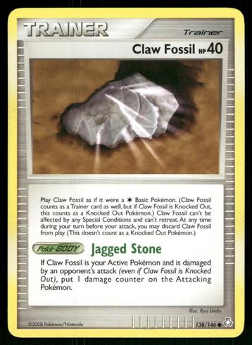 Claw Fossil 138/146 - Legends Awakened beschikbaar voor biedingen