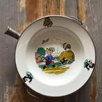 Vintage emaille warmhoudbordje voor kind, Ophalen