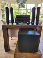 Hifi surround systeem met losse componenten, Audio, Tv en Foto, Home Cinema-sets, Overige merken, 70 watt of meer, Gebruikt, 5.1-systeem