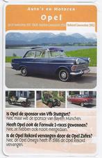 Kw2270 autokaartje opel rekord 1962, Ophalen of Verzenden, Zo goed als nieuw, Auto's