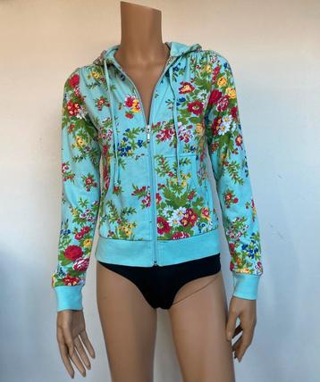 King Louie vest turquoise bloemen S nieuw beschikbaar voor biedingen