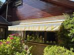 Zonnescherm elektrisch, Tuin en Terras, Zonneschermen, Ophalen, Elektrisch, Zo goed als nieuw, 150 tot 300 cm