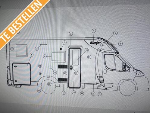 Onderdelen voor Laika Kosmo, EcoVip en Kreos en ouder, Caravans en Kamperen, Campers, Bedrijf, Laika