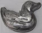 Grote antieke brocante metalen bakvorm. Bakblik eend., Huis en Inrichting, Ophalen of Verzenden, Gebruikt