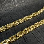 14k gouden koningsketting dikke schakel 70cm, Sieraden, Tassen en Uiterlijk, Kettingen, Ophalen of Verzenden