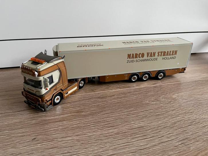WSI Scania V8 Marco van Stralen, Hobby en Vrije tijd, Modelauto's | 1:50, Nieuw, Bus of Vrachtwagen, Wsi, Ophalen of Verzenden