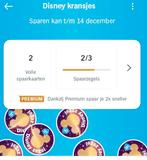 2 volle spaarkaarten en 2 zegels disneykransjes ah, Verzamelen, Supermarktacties, Ophalen