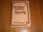 oud boek 1926 over de piano bandontwerp Fre Cohen, Ophalen of Verzenden, Gebruikt