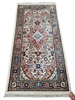 Handgeknoopt oosters wol Herati tapijt crème 68x138cm