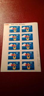 Postzegels velletje nederland geboorte, Postzegels en Munten, Postzegels | Nederland, Ophalen of Verzenden