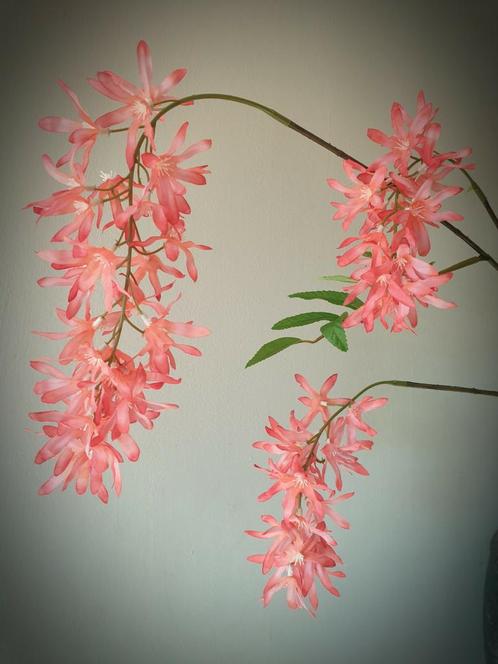 Spring flower rood 103 cm - zijdenbloem  - bloem, Huis en Inrichting, Woonaccessoires | Kunstplanten en Kunstbloemen, Nieuw, Ophalen of Verzenden