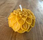 Grote bijenwaskaars 250 gram, bloem, Ophalen of Verzenden, Zo goed als nieuw, Overige materialen, Minder dan 25 cm