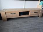 Mooie Gestoomd Eiken TV Kast, Ophalen, Gebruikt, 150 tot 200 cm, Eikenhout