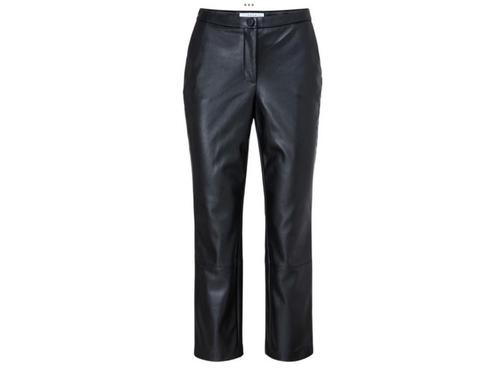 YAYA  faux leren broek  38, Kleding | Dames, Broeken en Pantalons, Zo goed als nieuw, Maat 38/40 (M), Zwart, Lang, Verzenden