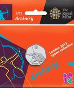 London 2012 50p Sports Collection – Archery 50p De boogschie, Ophalen of Verzenden