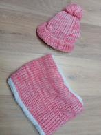 Roze Muts en Sjaal Set - voor kinderen, Kinderen en Baby's, Kinderkleding | Mutsen, Sjaals en Handschoenen, Ophalen of Verzenden