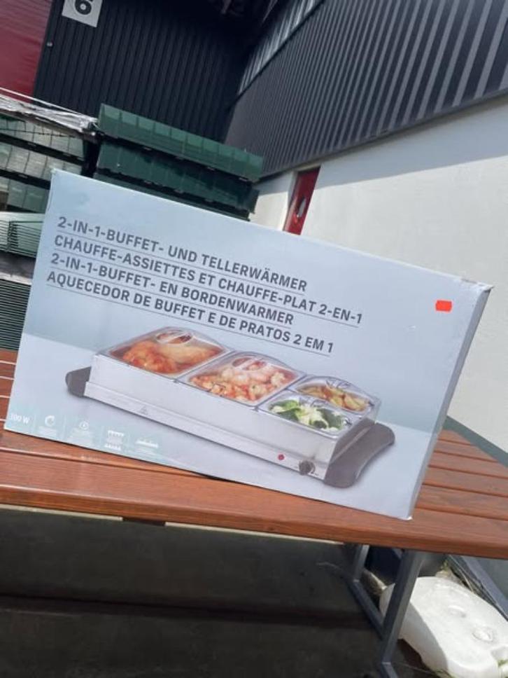 Elektrische buffetverwarmer Prijs: €35, Huis en Inrichting, Keuken | Keukenbenodigdheden, Nieuw, Ophalen