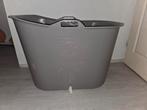 Grijze Kunststof zitbad bathbucket Ekeo met Handgreep, Huis en Inrichting, Ophalen, Gebruikt