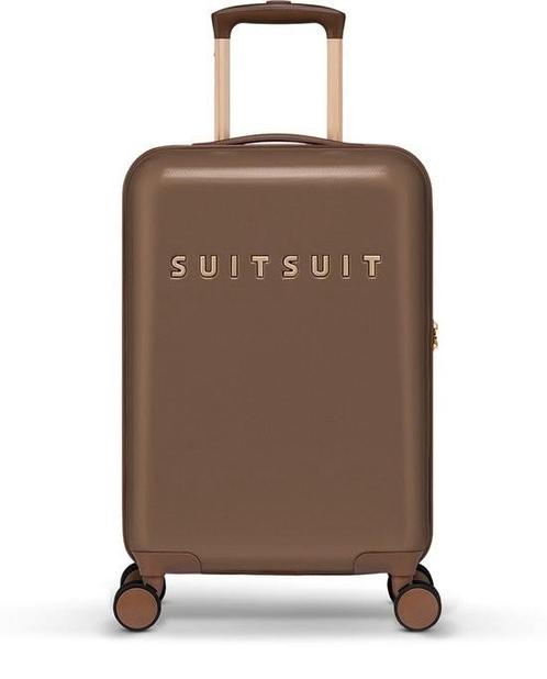 ✅NIEUW✅ SUITSUIT Fab Seventies koffer 55 cm | Cocoa Brown, Sieraden, Tassen en Uiterlijk, Koffers, Nieuw, Hard kunststof, 50 tot 60 cm