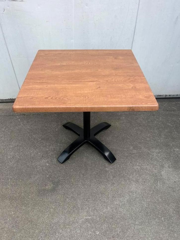 4 stuks horeca restaurant terras tafels 80x80 cm, werzalit, Tuin en Terras, Tuinmeubel-accessoires, Gebruikt, Ophalen