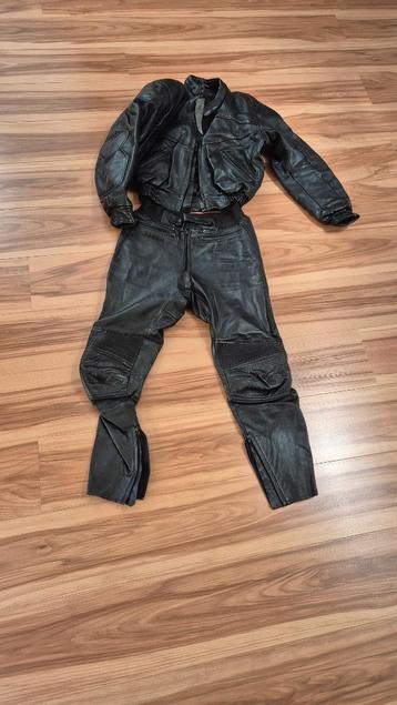 Damen Leren combi Jas maat XXL broek maat52 beschikbaar voor biedingen