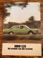 BMW 520i folder/brochure 1980, Ophalen of Verzenden, Zo goed als nieuw, BMW