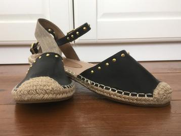 Tom Tailor nieuwe zwarte espadrilles met studs, maat 40 beschikbaar voor biedingen
