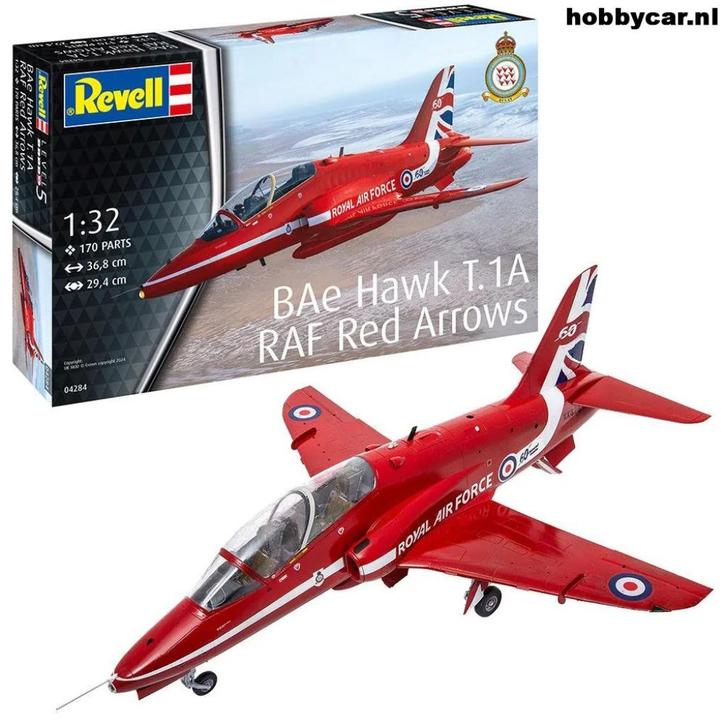 RE4284  BAe Hawk T.1 Red Arrows (Revell) 1:32, Hobby en Vrije tijd, Modelbouw | Vliegtuigen en Helikopters, Nieuw, Vliegtuig, Groter dan 1:72