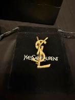 Yves Saint Laurent Broche - Goudkleurig, Ophalen of Verzenden, Zo goed als nieuw, 4 tot 7 cm, Goud