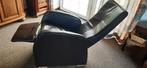 Relax fauteuil, damesmodel. Bruin leer., Huis en Inrichting, Fauteuils, Ophalen, Gebruikt, Leer, 50 tot 75 cm