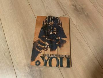 Darth Vader Houten Decoratie beschikbaar voor biedingen
