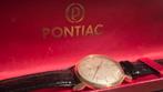 Pontiac Nageur - Antimagnetique - small seconds - vintage, Overige merken, Met bandje, Polshorloge, Goud