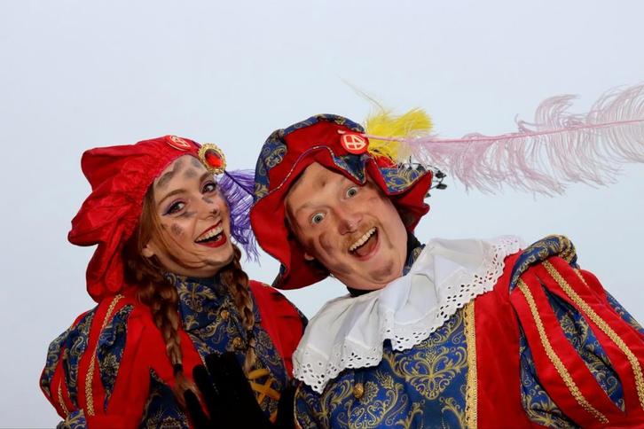 Sinterklaas en pieten op bezoek!, Diversen, Sinterklaas, Gebruikt, Ophalen