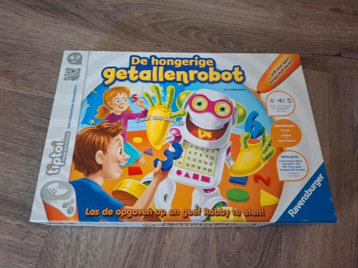 Tiptoi spel: De hongerige getallenrobot, Hobby en Vrije tijd, Gezelschapsspellen | Bordspellen, Ophalen