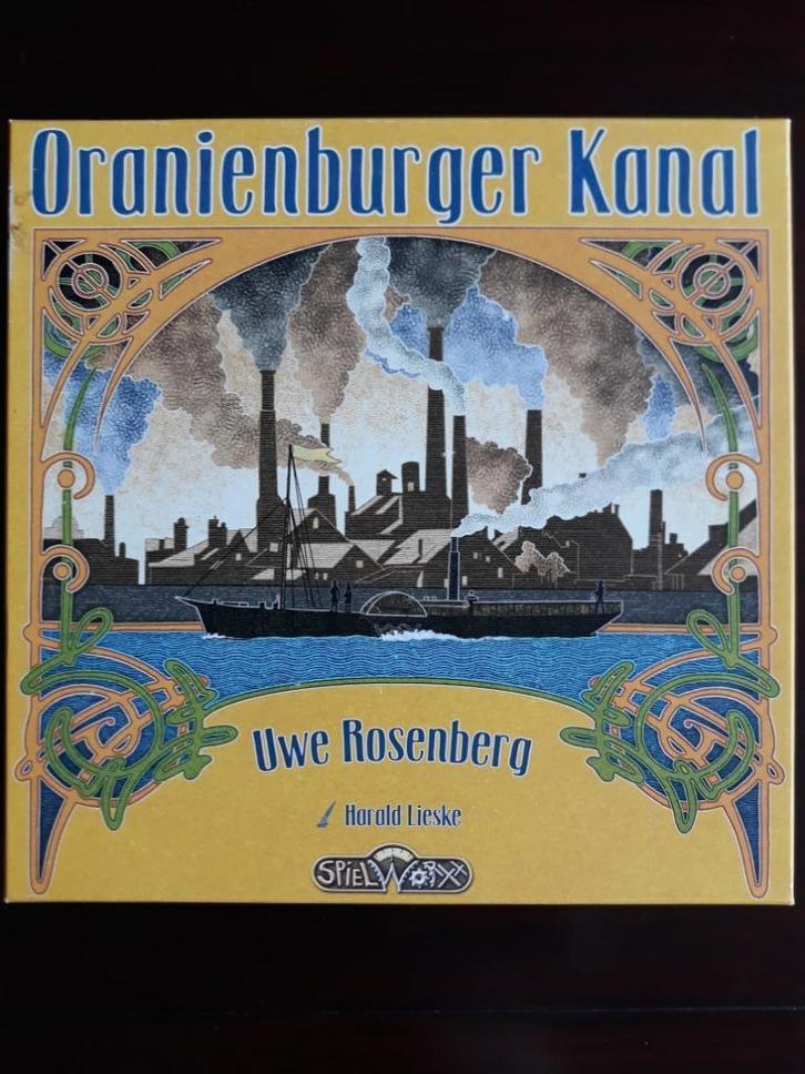 Oranienburger Kanal + 2 uitbreidingen + sleeves, Hobby en Vrije tijd, Gezelschapsspellen | Bordspellen, Zo goed als nieuw, Een of twee spelers