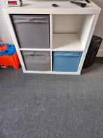 Ikea kallax kast met doosjes, Huis en Inrichting, Ophalen, 50 tot 100 cm, Zo goed als nieuw, Minder dan 100 cm