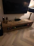 Tv meubel massief hout, Ophalen of Verzenden, Zo goed als nieuw, 25 tot 50 cm, Minder dan 100 cm