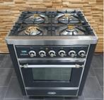 🔥Luxe Boretti Majestic Fornuis 70cm antraciet & rvs 1 oven, Witgoed en Apparatuur, Fornuizen, Niet ingevuld, 60 cm of meer, Niet ingevuld