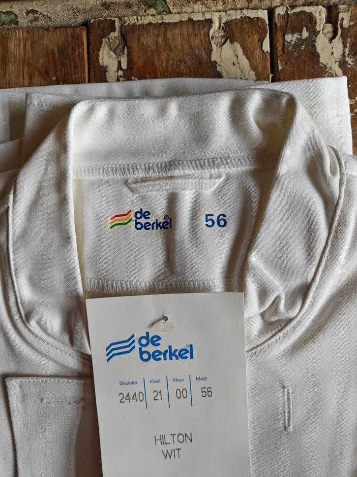 Klassieke witte koksbuis – maat 56 – nieuw met kaartje, Kleding | Heren, Overige Herenkleding, Nieuw, Ophalen of Verzenden