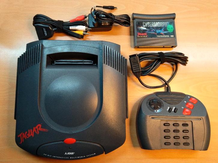 Atari Jaguar 64-bit speelklaar *recap+diode mod*, Spelcomputers en Games, Spelcomputers | Atari, Refurbished, Atari Jaguar, Met 1 controller