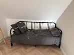 Ikea FYRESDAL logeerbed + 2 matrassen, Huis en Inrichting, Verstelbaar, Zwart, Tweepersoons, Ophalen of Verzenden