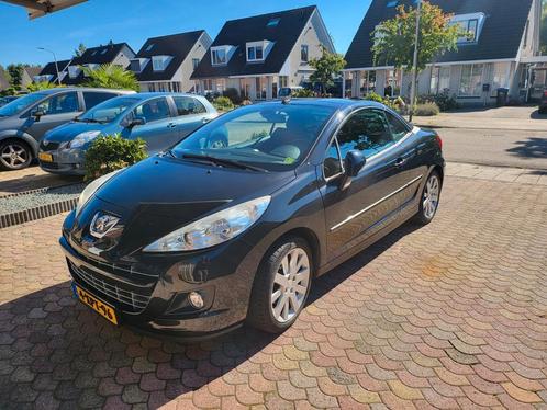 Peugeot 207 1.6 16V CC 88KW 2012 Zwart, Auto's, Peugeot, Particulier, Benzine, D, Cabriolet, Handgeschakeld, Geïmporteerd, Zwart