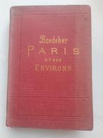 REISGIDS -Baedeker Paris et ses Environs 1896, Boeken, Reisgidsen, Overige merken, Europa, Diverse auteurs, Ophalen of Verzenden
