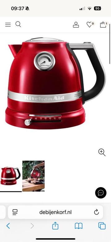 Kitchenaid waterkoker kitchen aid beschikbaar voor biedingen