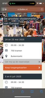 Ijhallen 25 mei, Tickets en Kaartjes, Twee personen