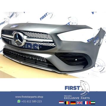 W118 BUMPER C118 CLA 35 AMG SEMI-COMPLETE VOORBUMPER MAT GRI beschikbaar voor biedingen
