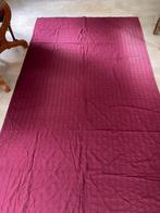 Plaid/Kleed Kleur: Bordeaux Geblokt Patroon, Ophalen of Verzenden, Zo goed als nieuw