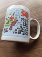 beker voor 50 jarige humor, Ophalen of Verzenden, Gebruikt, Versiering, Verjaardag