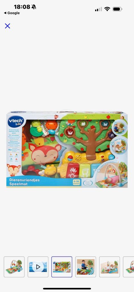 Vtech dierenvriendjes babygym, Kinderen en Baby's, Speelgoed | Kinderpuzzels, Zo goed als nieuw, Ophalen